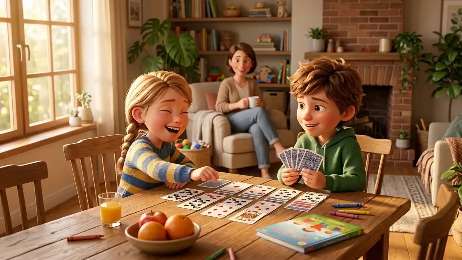 16 juegos de cartas fáciles para niños que realmente son divertidos