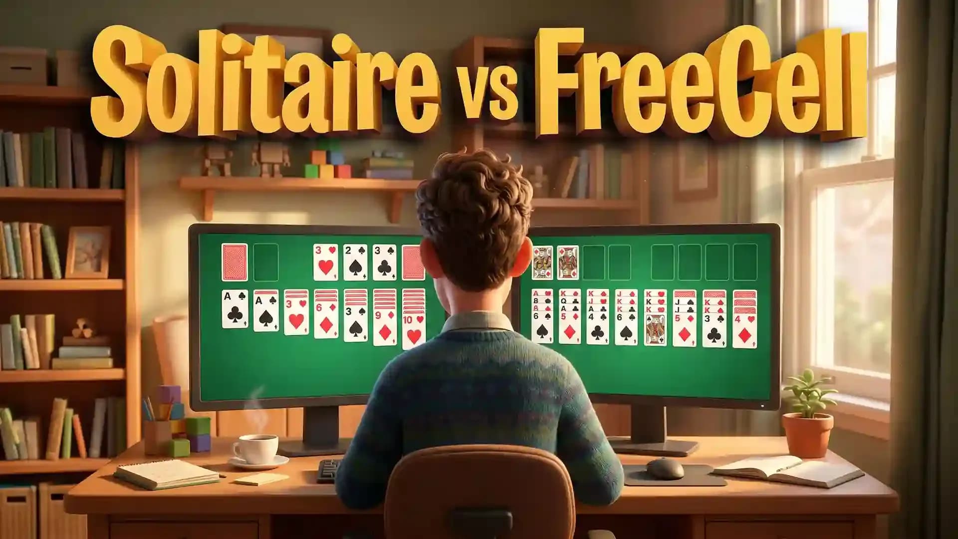 Solitario vs. FreeCell: Diferencias clave y ¿cuál deberías jugar?